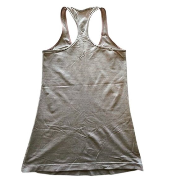 Lululemon Pastel Mini Stripe Racer Back Tank- Size 2 - Picture 5 of 7